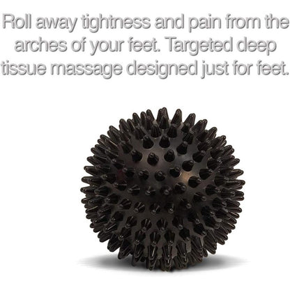 5 in 1 Foam Roller Set Includes Hollow Core Massage Roller with End Caps, Muscle Roller Stick, Stretching Strap, Double Lacrosse Peanut, Spikey Plantar Fasciitis Ball