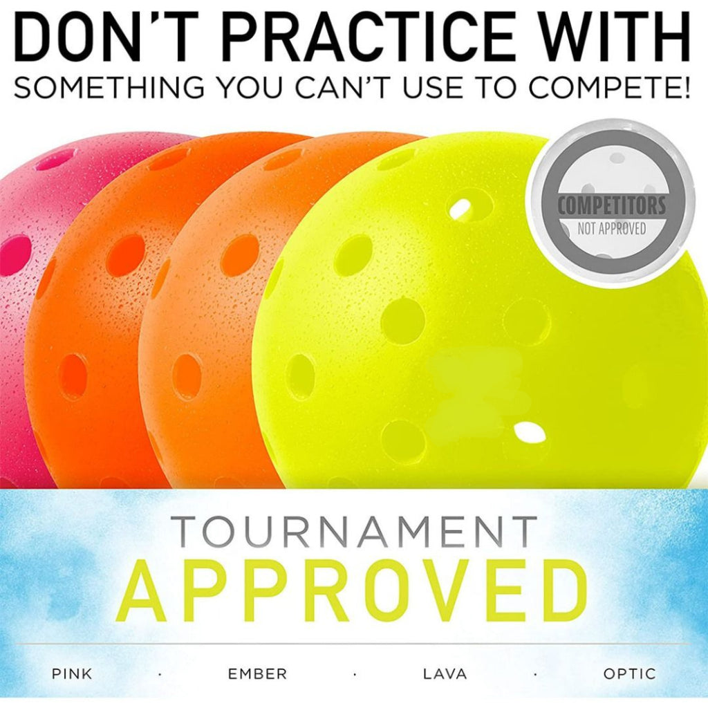 Prospin Outdoor Pickleballs - X3P Pickleball Balls - USA Pickleball USAPA Standard - US Open Ball