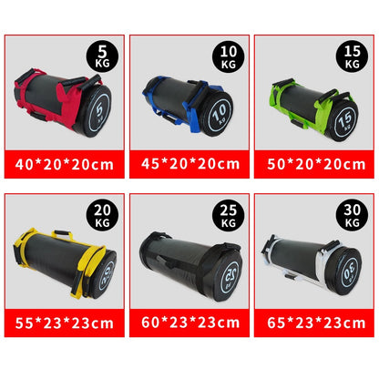 5kg 10kg 15kg 20kg 25kg 30kg Filled Weight Sand Power Bag Strength Training Fitness Crossfitt Running Workout Bags