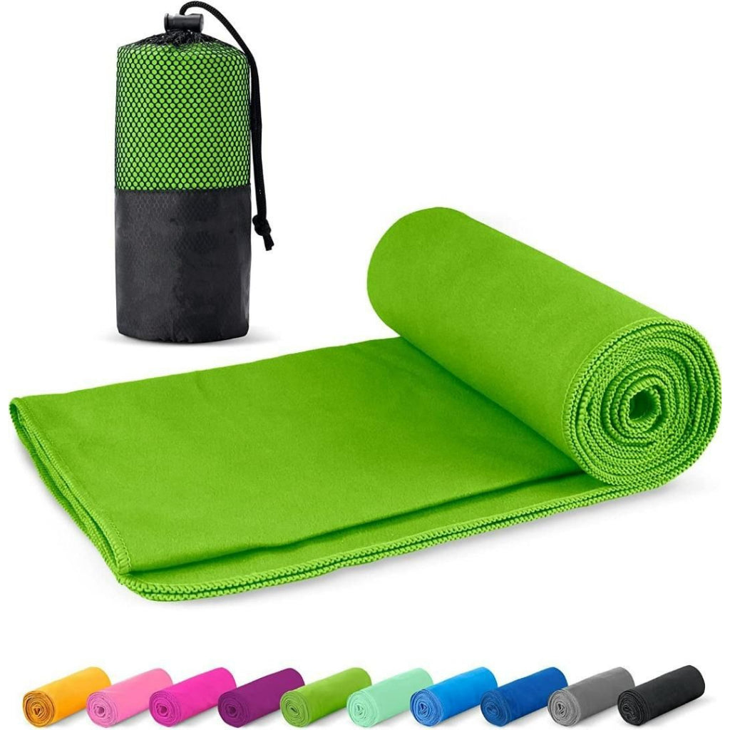 Travel Towel - Compact & Ultra Soft Microfiber Camping Towel - Quick Dry Towel - Super Absorbent & Lightweight for Sports, Beach, Gym, Backpacking, Hiking and Yoga