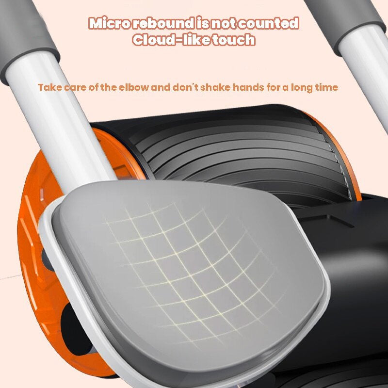 Abs Roller With Timer Multi-Functional Abdominal Wheel Automatic Rebound Abdominal Training Auxiliary ab roller workout