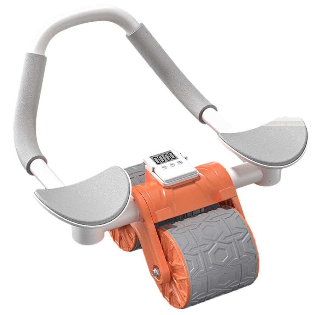 Abs Roller With Timer Multi-Functional Abdominal Wheel Automatic Rebound Abdominal Training Auxiliary ab roller workout