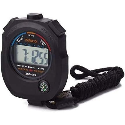 Multi-Function Electronic Digital Sport Stopwatch Timer, Large Display with Date Time and Alarm Function,Suitable for Sports Coaches Fitness Coaches and Referees