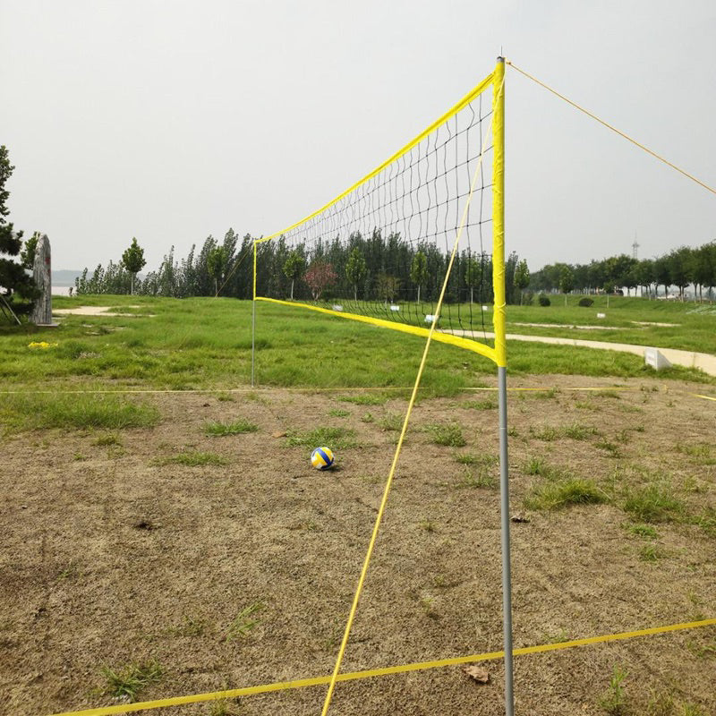 Sports Volleyball Net Sets - Backyard + Beach Portable Volleyball Set for Kids + Adults - Volleyballs + Nets with Poles + Equipment Included - Carry Bag for Storage + Transport