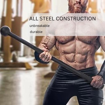 Steel Mace Bell Perfectly Balanced Hand-Sculpted Cast Iron 4kg - 20kg Macebell