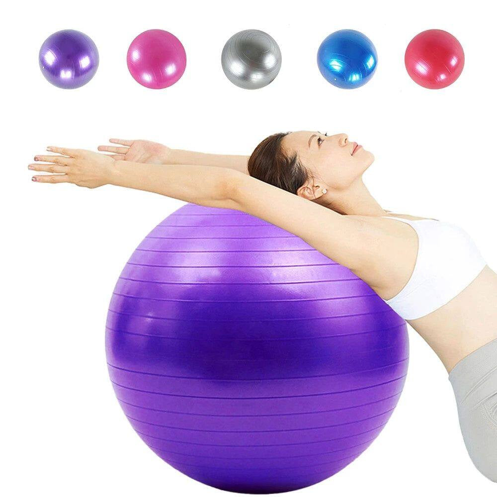Anti-Burst and Slip Swiss Ball Yoga Ball Fitness Ball Birthing Ball with Quick Pump