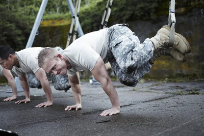 TRX Tactical Gym: The Most Durable Bodyweight Suspension Trainer Free Rugged Mesh Travel Bag