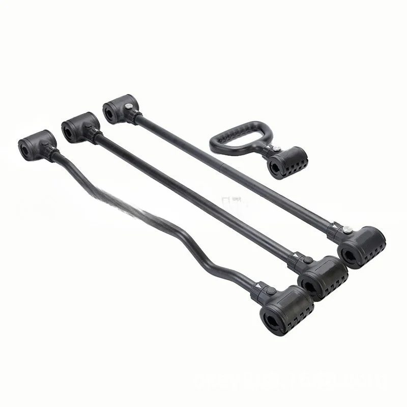 Dumbbell Converter Transform Dumbbells to Barbell Bar Adjustable & Up to 176 lb  Anti-Slip Grip & Secure Fit