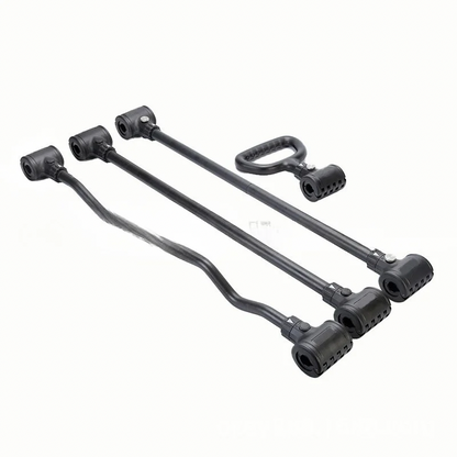 Dumbbell Converter Transform Dumbbells to Barbell Bar Adjustable & Up to 176 lb  Anti-Slip Grip & Secure Fit