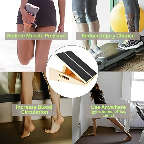 Wooden Slant Board, Adjustable Incline Board Calf Ankle Stretcher