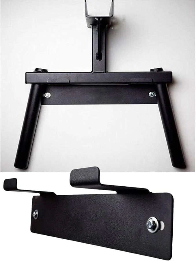 Dip Station Holder Mounting Hardware Included Wall Mounted Storage Hanger Multi Purpose Dip Bar Rack for Bars Garage Home Gym
