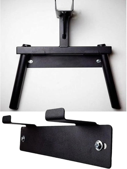 Dip Station Holder Mounting Hardware Included Wall Mounted Storage Hanger Multi Purpose Dip Bar Rack for Bars Garage Home Gym