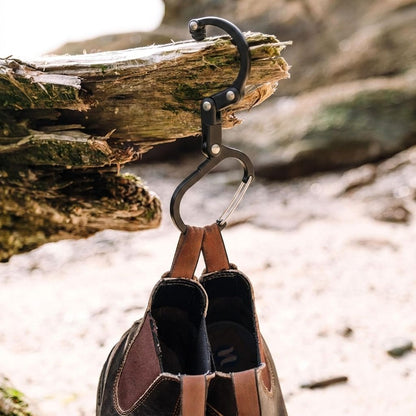 Garu Clip 360 – Versatile 3-in-1 Rotating Carabiner & Gear Hook for Hands-Free Storage