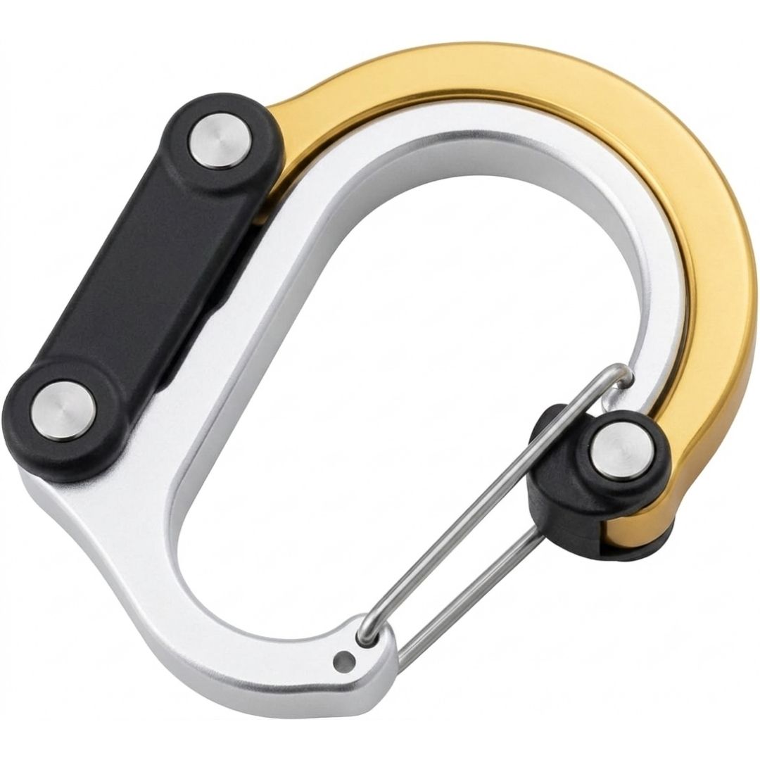 Garu Clip 360 – Versatile 3-in-1 Rotating Carabiner & Gear Hook for Hands-Free Storage