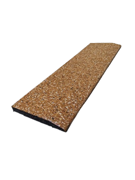 Rubber Gym Mat Skirting Connector Crossfit Flooring Edge Corner High Density EPDM