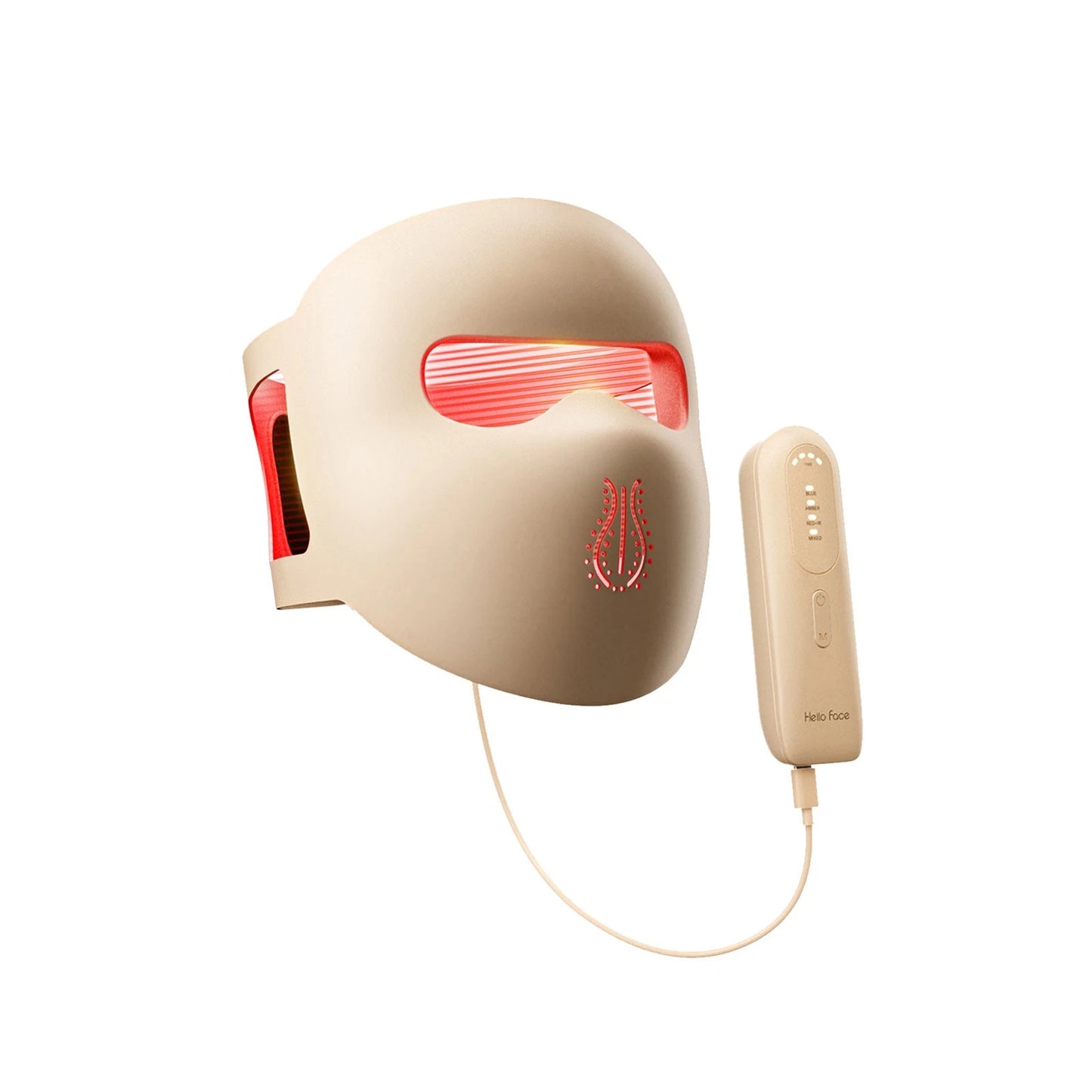 New Hello Face 4D LED Red Light Therapy Face Mask Wireless 311LEDs 4 Modes