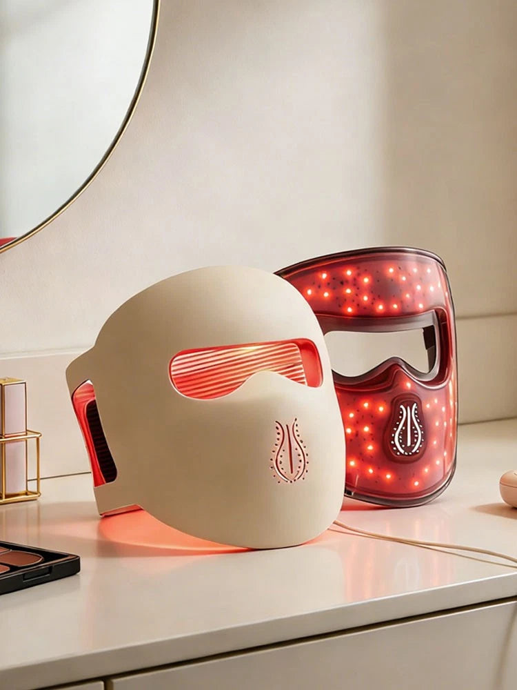 New Hello Face 4D LED Red Light Therapy Face Mask Wireless 311LEDs 4 Modes
