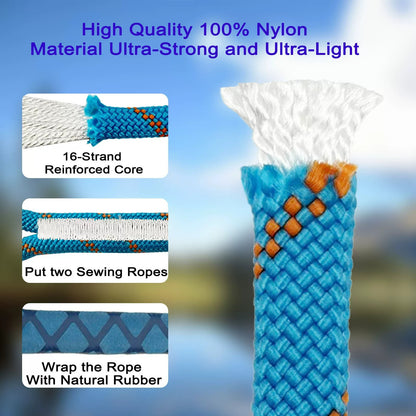 1 PCS Swing Ropes Hammock Extensions, Heavy-Duty Multi-Use Hanging Rope for Outdoor Weatherproof & UV-Resistant Web & Saucer Swings