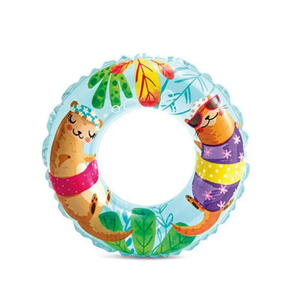 INTEX Puff ‘N Play® Water Toys INTEX Swimming Ring Float (60cm) Party Toy Inflatable