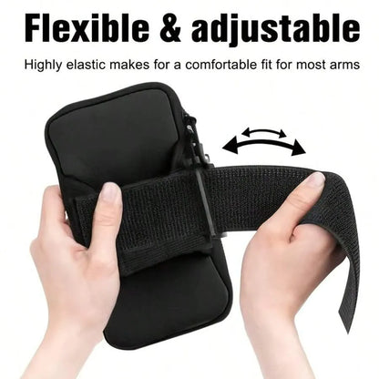 Unisex Running Armband Phone Holder, Arm Pouch Wrist Bag For Outdoor Sports