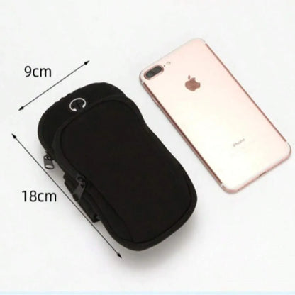 Unisex Running Armband Phone Holder, Arm Pouch Wrist Bag For Outdoor Sports