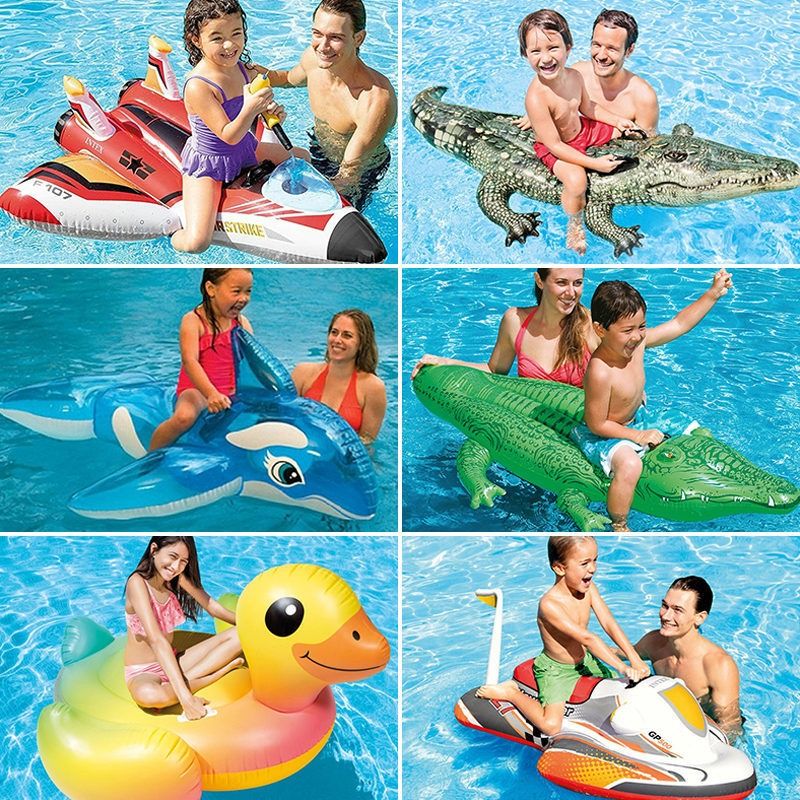 INTEX Animal Ride-on Pool Float Swimming Pool Toy Party Toy Inflatable