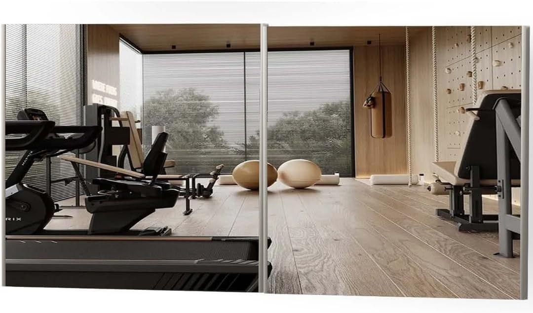 Prismatek Safe Mirror Wall Glassless Lightweight Gym Yoga Studio Preschool Dance Ballet Pilates Custom