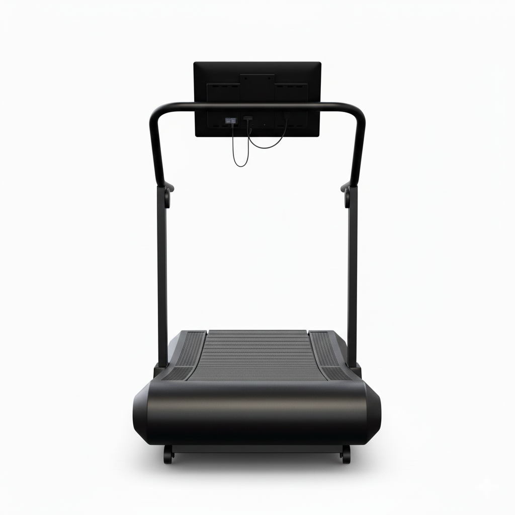 MMB Aeres Professional Smart Curved Treadmill | Non-Motorized | HD Touch Screen