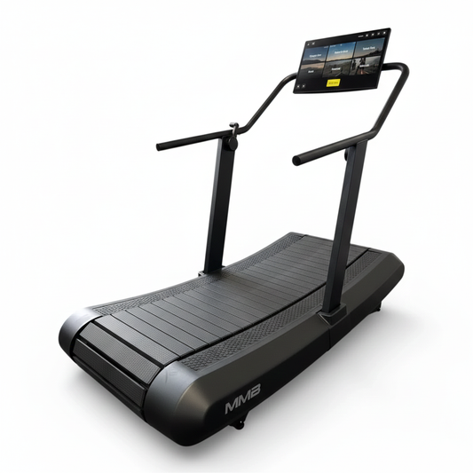 MMB Aeres Professional Smart Curved Treadmill | Non-Motorized | HD Touch Screen