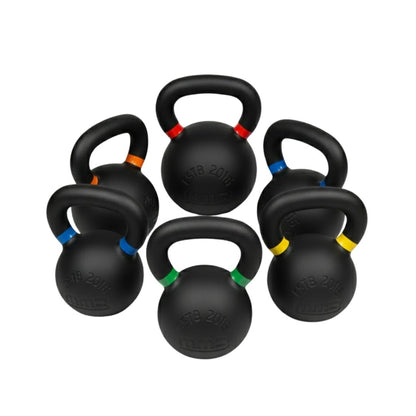 MMB黑色粉末涂层硬式铸铁壶铃