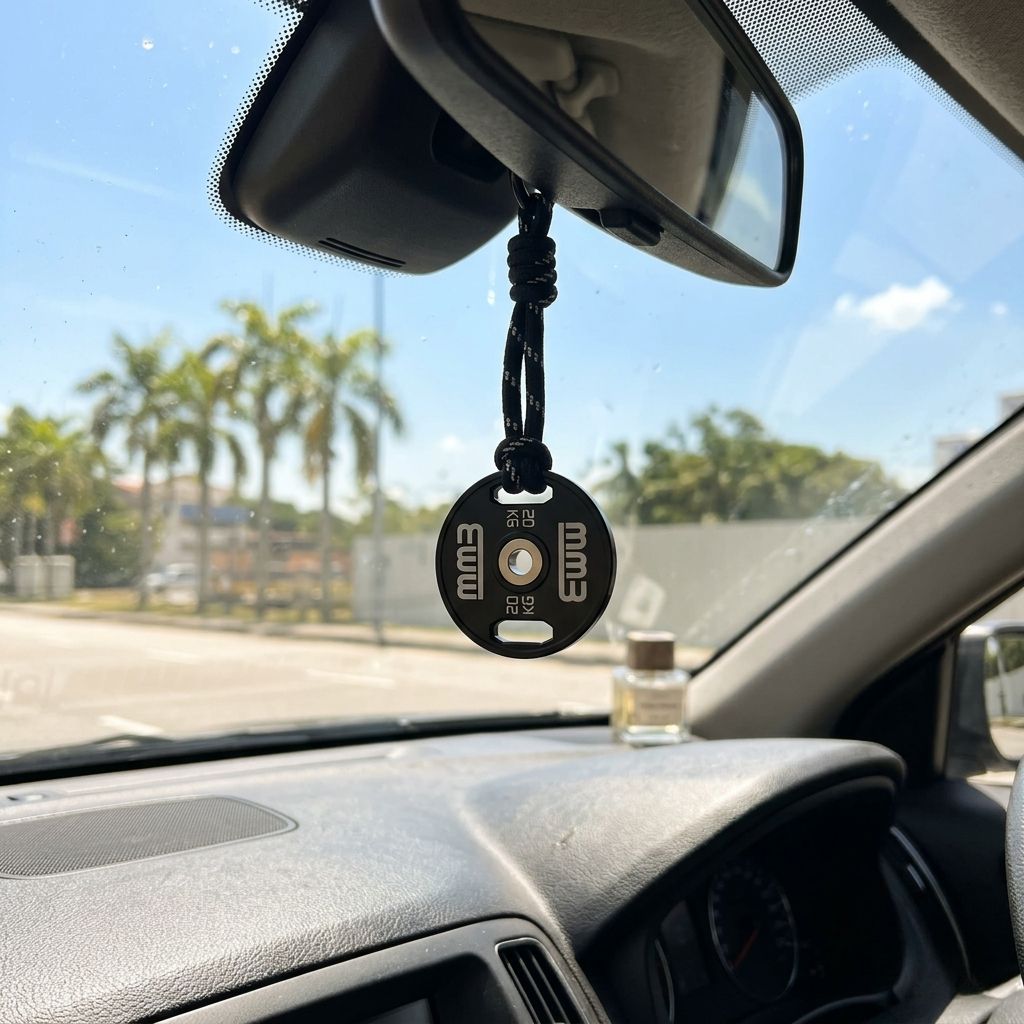 MMB Mikro 20kg Weight Plate Keychain – Mini Plate, Maximum Attitude
