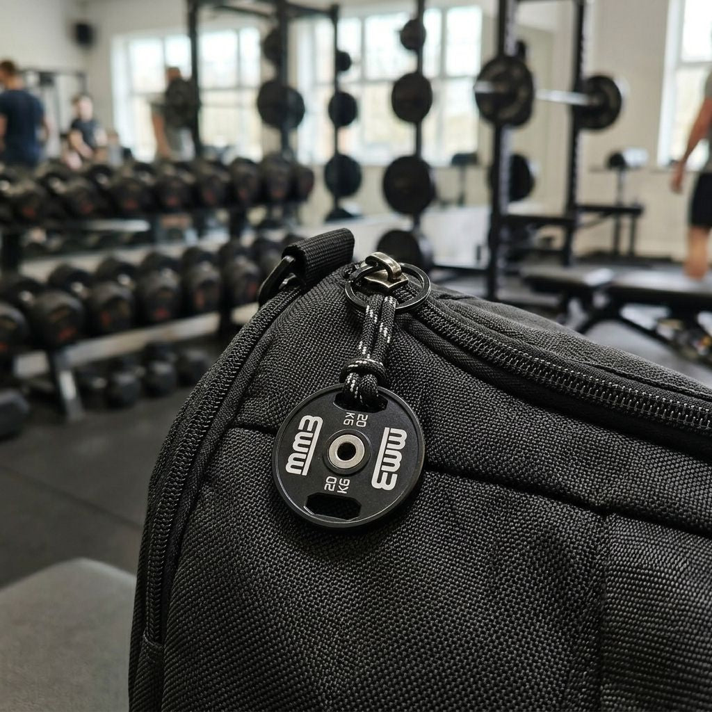 MMB Mikro 20kg Weight Plate Keychain – Mini Plate, Maximum Attitude