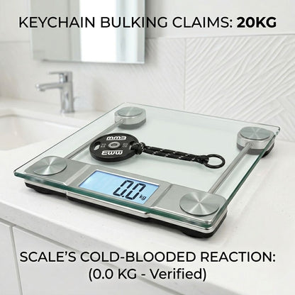 MMB Mikro 20kg Weight Plate Keychain – Mini Plate, Maximum Attitude