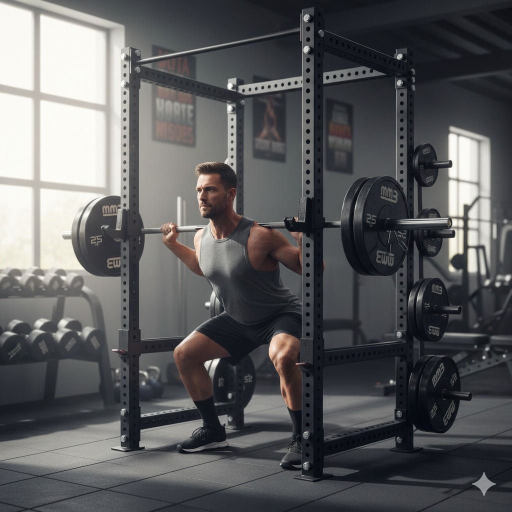 MMB Power Squat Rack/Squat Rack Attachment