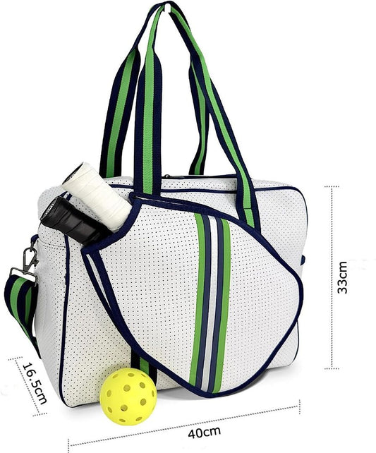 Pickleball Bag, Pickleball Bags for Women, Badminton Bag, pickleball tote, pickleball gift idea, padel bag, Pickle ball bag, tennis bag