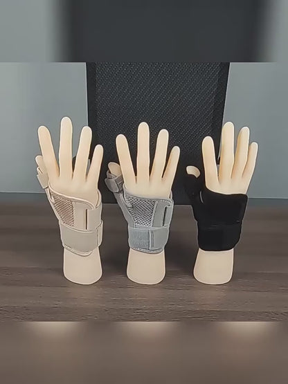 Promax Adjust-to-Fit Thumb Stabilizer, Spica Splint, Thumb Pain Relief Brace for Men and Women, Ideal for De Quervain's Tenosynovitis, Arthritis, Sprains, Fits Right or Left
