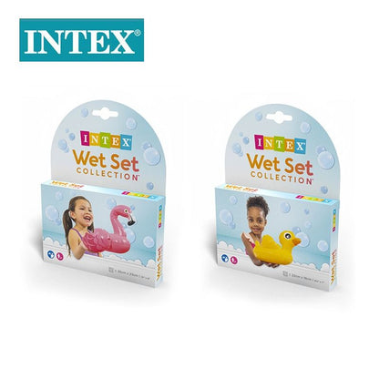 INTEX Puff ‘N Play® Water Toys INTEX Swimming Ring Float (60cm) Party Toy Inflatable