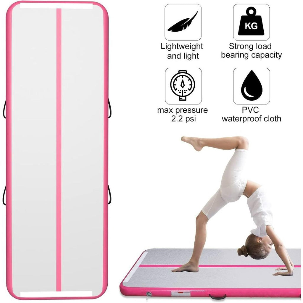 Gymnastics Air Mat Tumble Track Tumbling Mat Inflatable Floor Mats With Electric Air Pump
