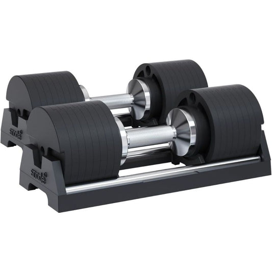 SNODE AD80 Drop Resistance 80 lbs Adjustable Dumbbell Set- Exhaustion Training Weights Adjustable Dumbbells-