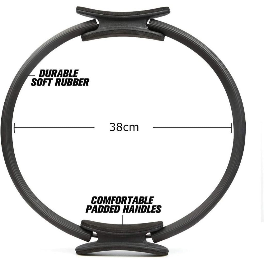 Pilates Ring Circle, Fitness Ring Magic Circle, Pilates Ring 38cm for Thigh Workout, Yoga Ring Thigh Toner
