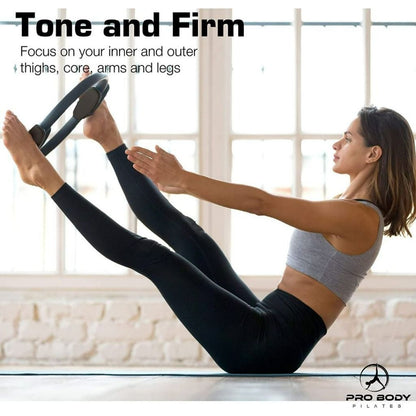 Pilates Ring Circle, Fitness Ring Magic Circle, Pilates Ring 38cm for Thigh Workout, Yoga Ring Thigh Toner