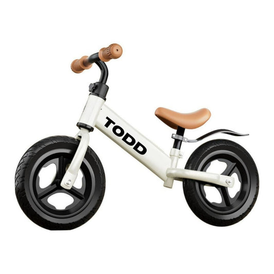 Todd Toddler Balance Bike 2 Year Old, Age 24 Months to 5 Years Old, 12 Inch Push Bicycle, Steady Balancing