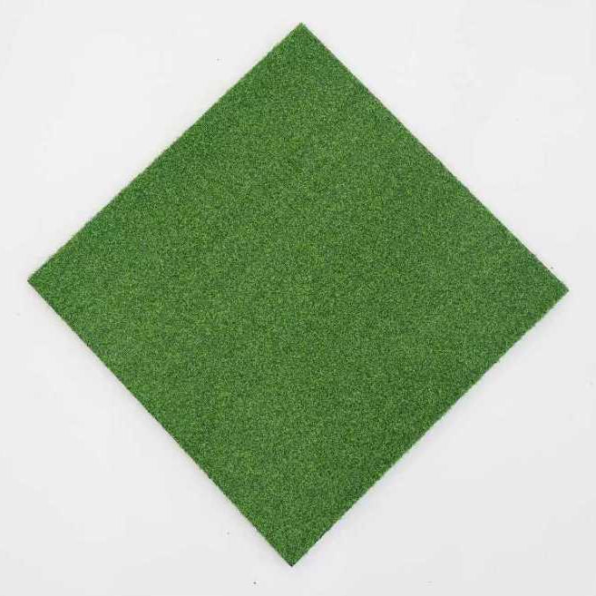 MMB 30毫米厚无缝贴合式健身房人造草坪 | 无缝替换式雪橇草坪 | 500x500毫米高密度橡胶底座地板