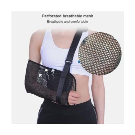 Adjustable Breathable Arm Sling Support Brace, Universal Shoulder Strap Immobilizer