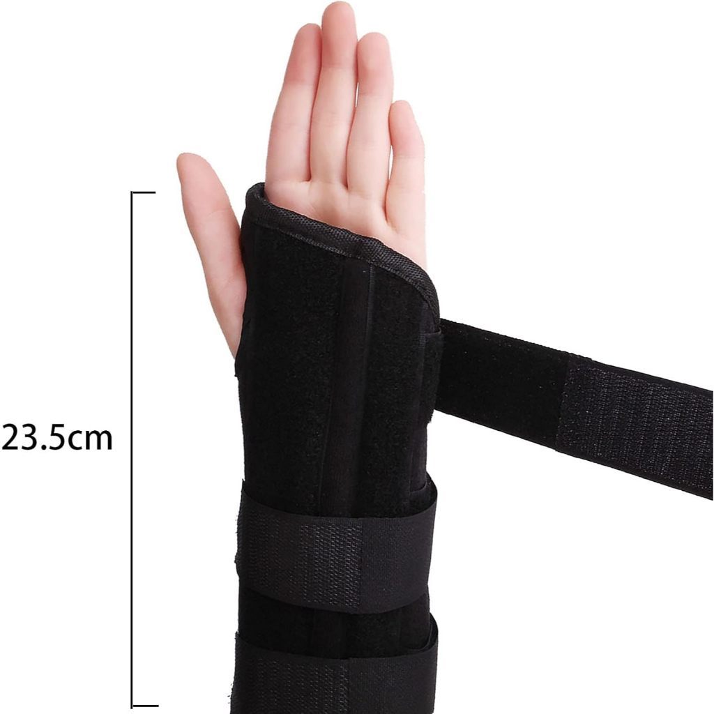 Wrist Splint Brace – Carpal Tunnel Relief, Tendonitis, Adjustable Breathable Support Left/Right S/M/L