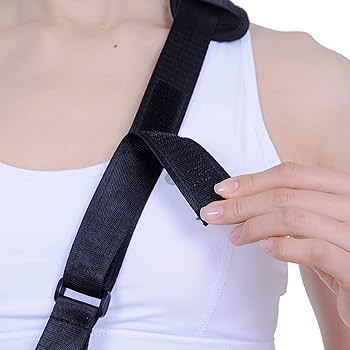 Adjustable Breathable Arm Sling Support Brace, Universal Shoulder Strap Immobilizer