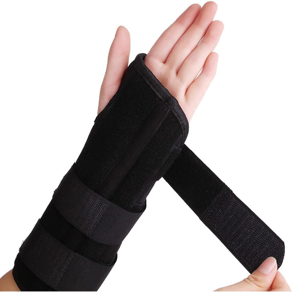 Wrist Splint Brace – Carpal Tunnel Relief, Tendonitis, Adjustable Breathable Support Left/Right S/M/L