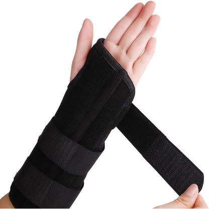 Wrist Splint Brace – Carpal Tunnel Relief, Tendonitis, Adjustable Breathable Support Left/Right S/M/L