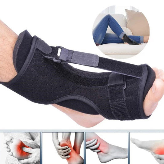 SG Stock Adjustable Night Splint for Plantar Fasciitis Relief Achilles Tendonitis Foot Drop Ankle Foot Arch Support