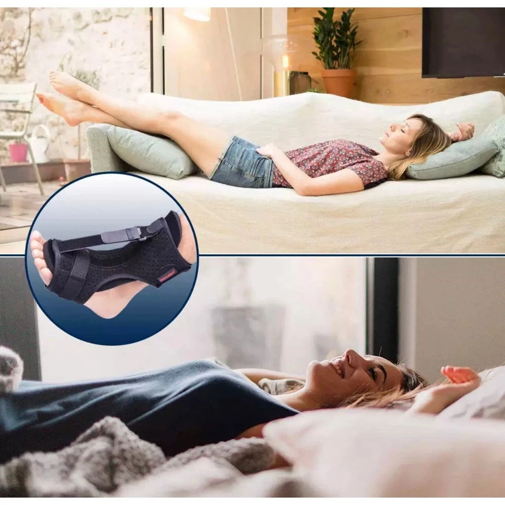 SG Stock Adjustable Night Splint for Plantar Fasciitis Relief Achilles Tendonitis Foot Drop Ankle Foot Arch Support